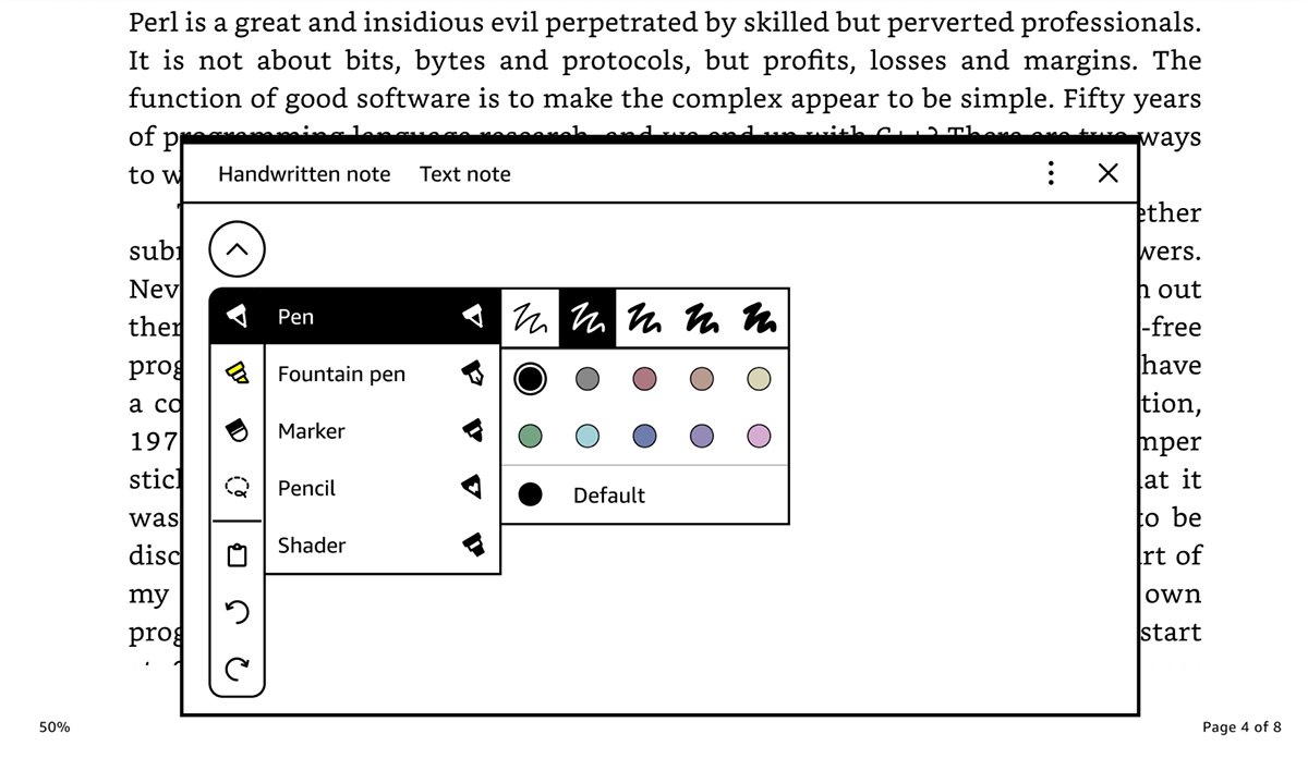 Sticky note window design